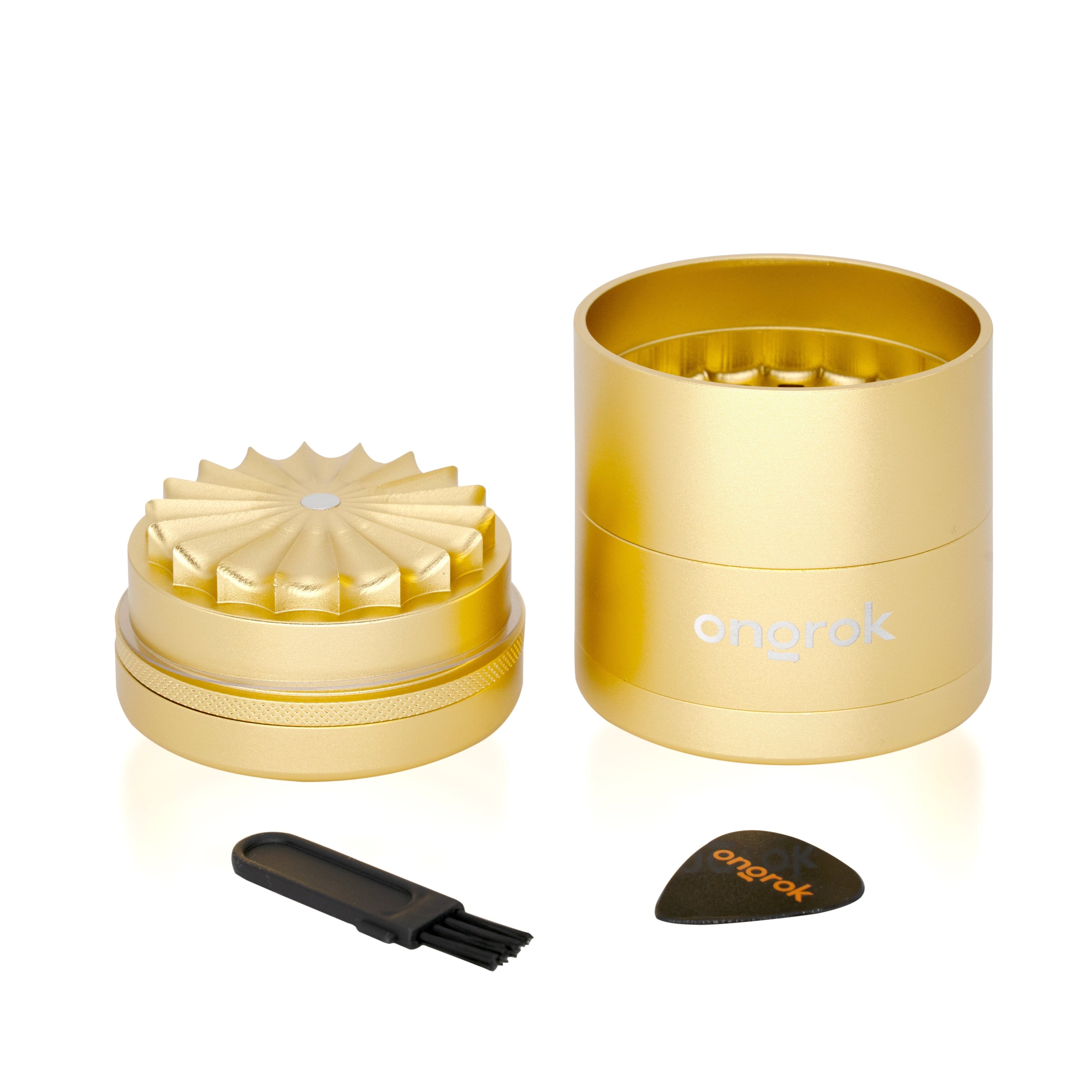 Ongrok 5-Piece Toothless Grinder with Storage