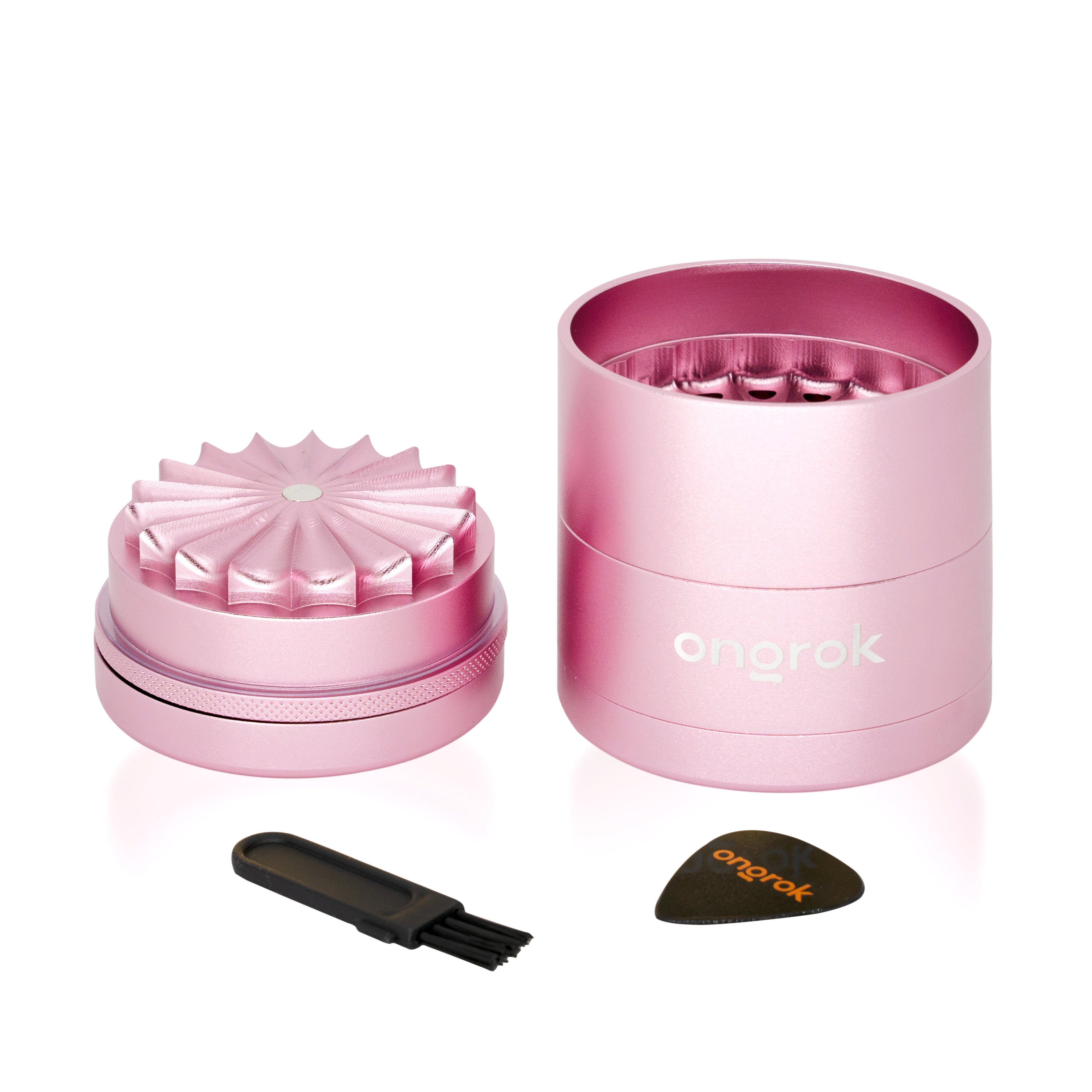 Ongrok 5-Piece Toothless Grinder with Storage