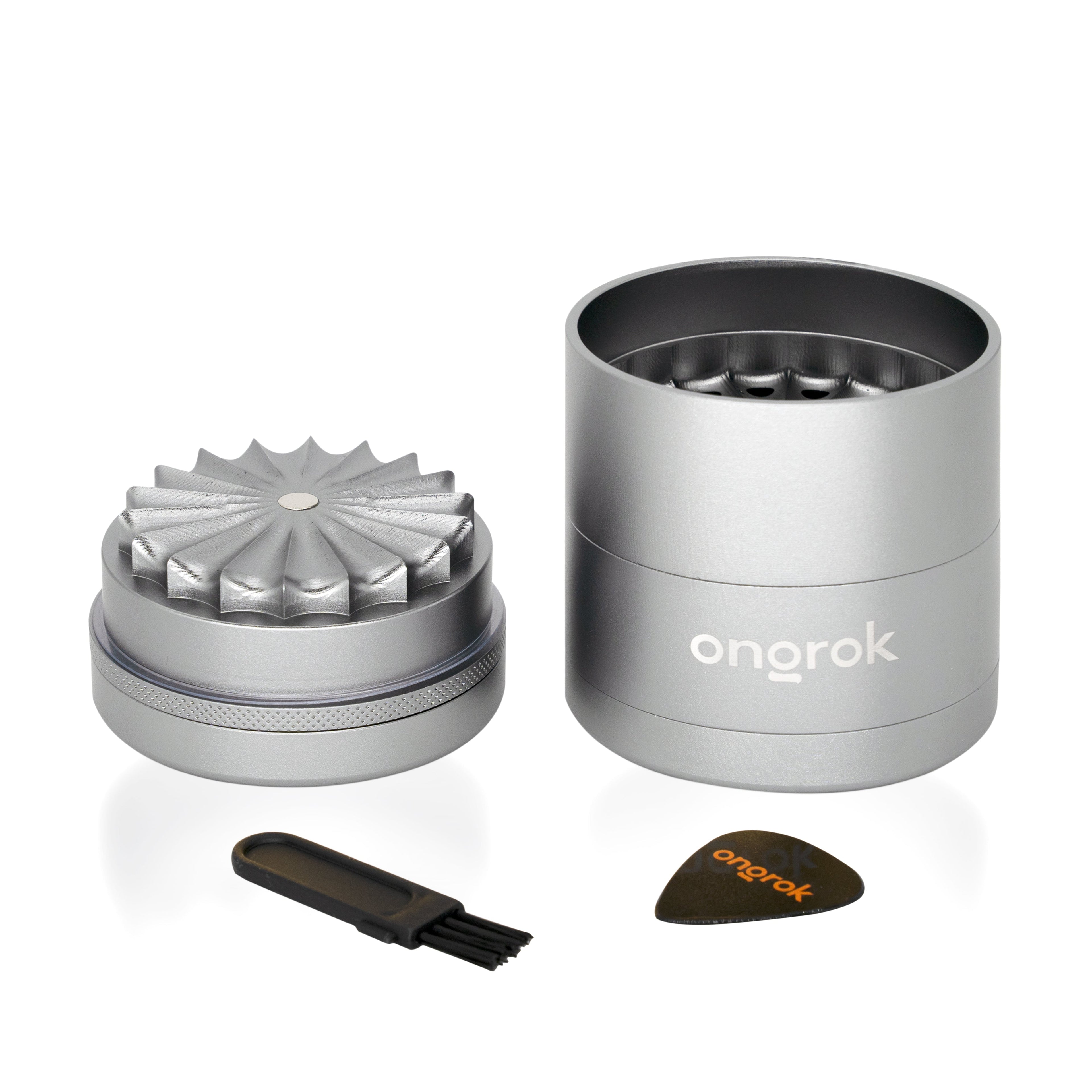 Ongrok 5-Piece Toothless Grinder with Storage