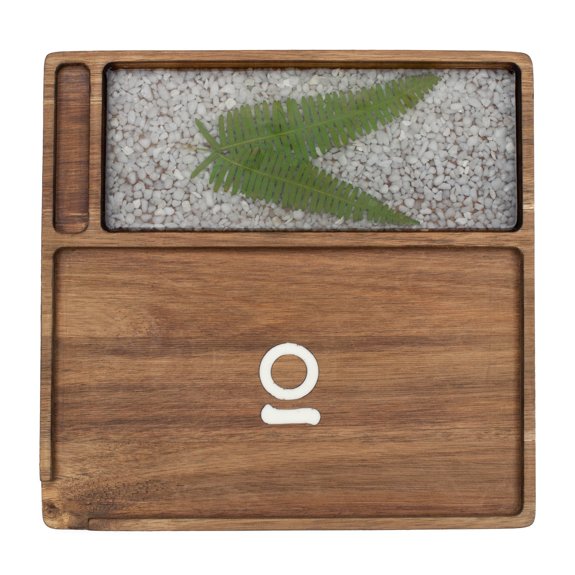 Ongrok Acacia Wood Rolling Tray (9.5" x 9.5")